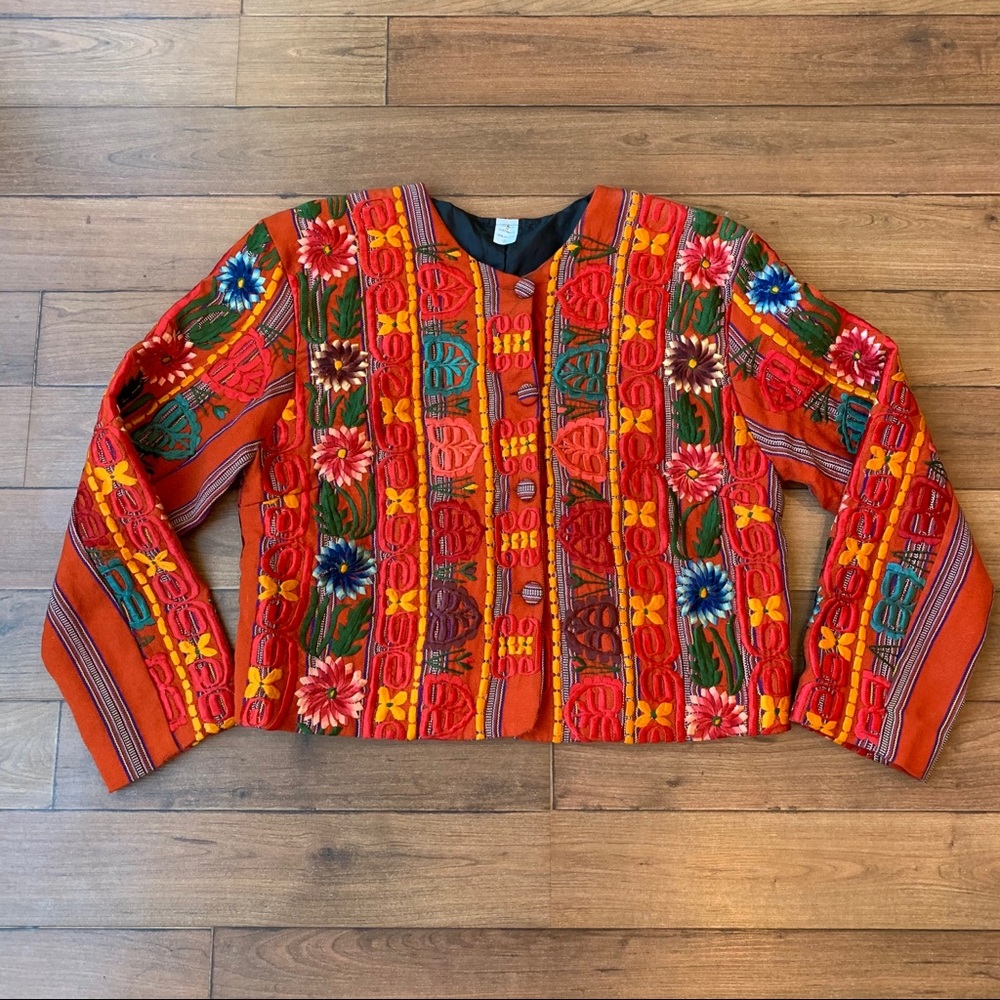 Funky Vintage Handmade Guatemala Jacket